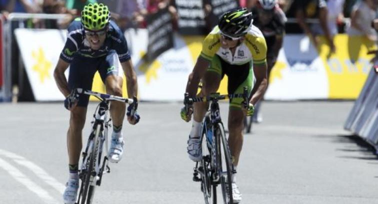 La sfida tra Valverde e Gerrans sul traguardo di Willunga (Photo: © Mark Gunter/Cyclingnews)