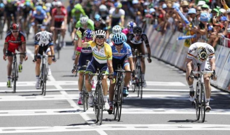 La prima volata del Tour Down Under è firmata da Simon Gerrans (AFP)