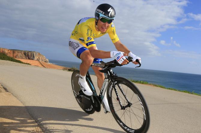 Kwiatkowski lanciato verso il secondo successo di tappa in questo Giro dellAlgarve (foto Bettini)
