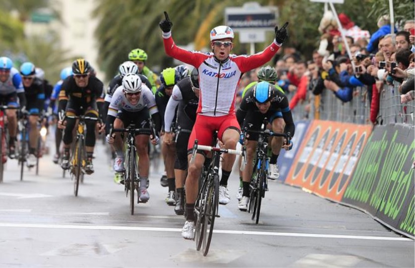 Kristoff si impone nella 105a edizione della Milano - Sanremo (foto Bettini)