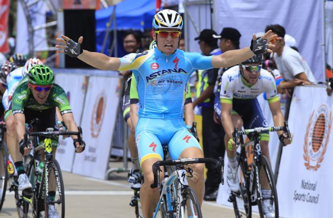 Guardini batte anche la sfortuna e il dolore nella terza tappa del Tour of Langkawi (foto Bettini)
