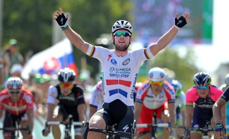 Cavendish a segno sul traguardo di Ossingen (foto Tim de Waele/TDW Sport)