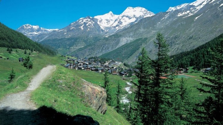 Saas Fee, la località che ospiterà larrivo dellultima tappa del Giro di Svizzera (www.myswitzerland.com)