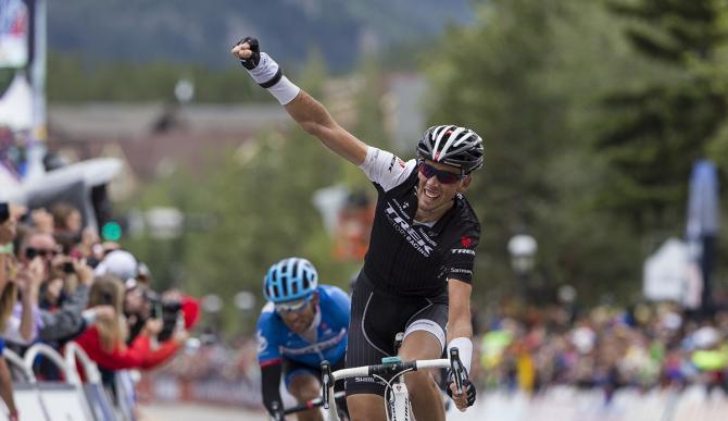 Il lussemburghese Didier corona con il successo la fuga nella tappa di Breckenridge (foto Jonathan Devich) 