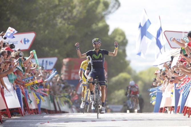 Valvede trionfa nel primo traguardo di montagna della Vuelta 2014 (foto Bettini)