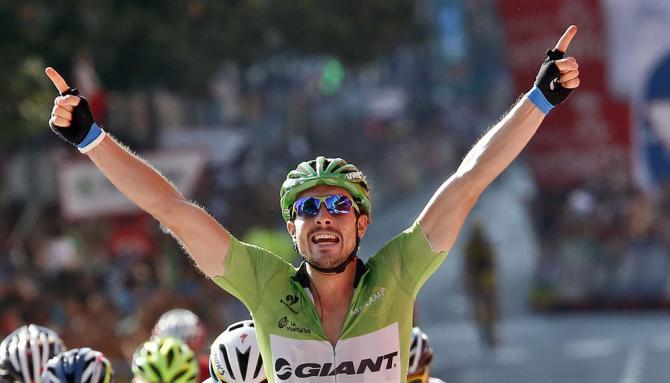 Emerge ancora Degenkolb, il n° 1 della volate in questa edizione della Vuelta (foto Bettini)