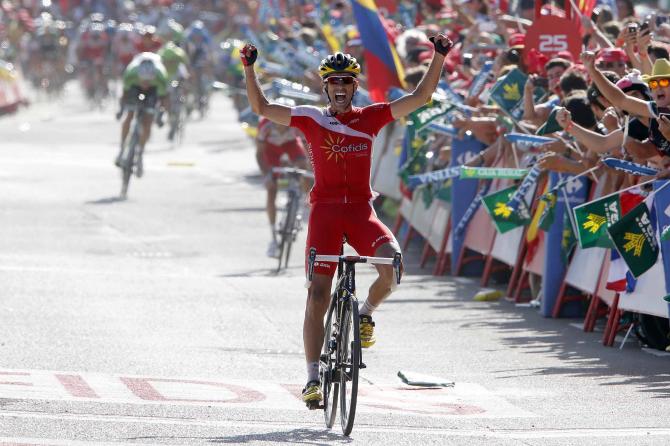 Lo spagnolo Navarro vince la tappa n° 13 della Vuelta 2014 (foto Bettini)