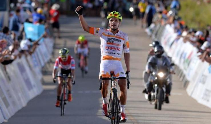 Il brasiliano Da Silva vince il tappone del Tour de San Luis 2015 (foto Tim de Waele/TDWSport.com)