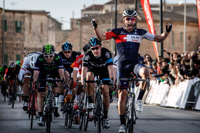 Pelucchi trionfa nella prima prova della challenge maiorchina (foto Bettini)