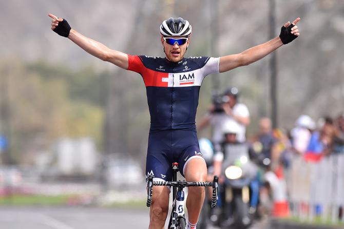 Lex recordman dellora Matthias Brändle si impone sullultimo traguardo del Tour of Oman (Tim de Waele/TDWSport.com)