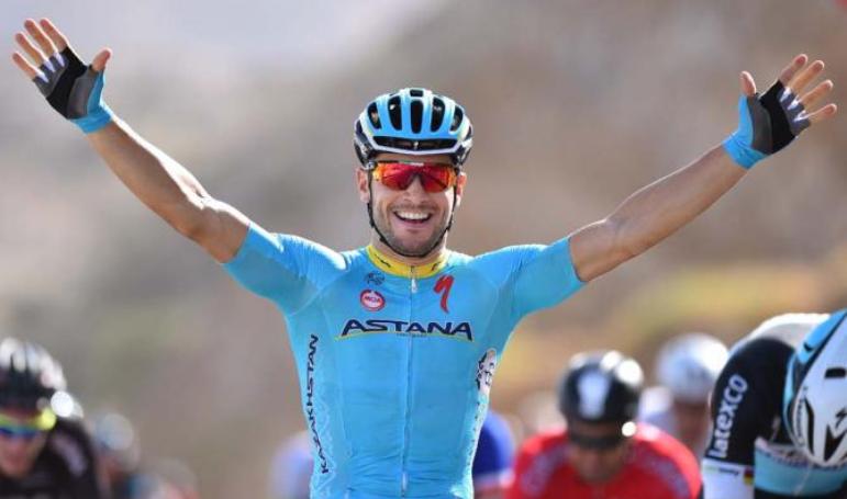 Prima vittoria stagionale per Andrea Guardini sul traguardo di Al Wutayyah, prima tappa del Tour of Oman (tdwsport)