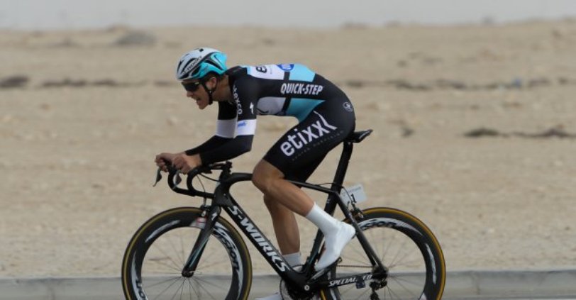 Terpstra batgte la concorrenza nella tappa a cronometro del Tour of Qatar (foto Qatar Cycling Federation/Paumer/B.Bade)