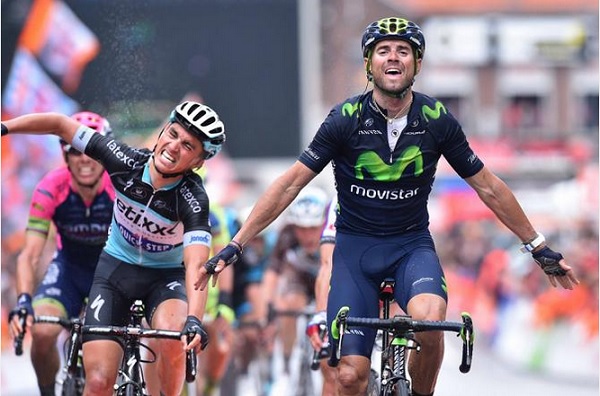 La gioia di Valverde e il disappunto di Alaphilippe allarrivo di Ans (foto Tim De Waele/TDWSport.com)