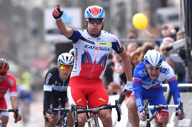 Undicesima affermazione stagionale per lalfiere della Katusha (foto Tim de Waele/TDWSport.com)