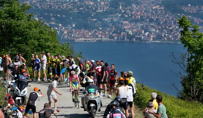 Contador allattacco sul Monte Ologno (foto Bettini)