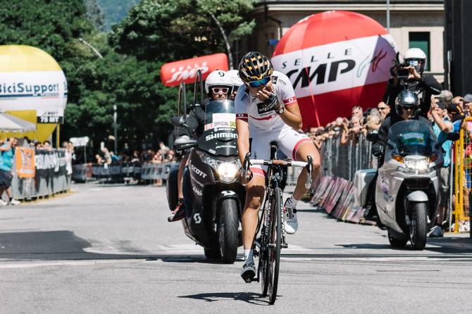 Il primo storico successo giapponese al Giro dItalia femminile è firmato da Mayuko Hagiwara (Sean Robinson/Velofocus)