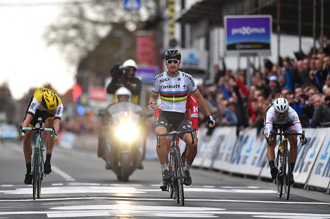 Sagan si sblocca e ottiena alla Gand-Wevelgem la sua prima vittoria stagionale (foto Tim de Waele/TDWSport.com)