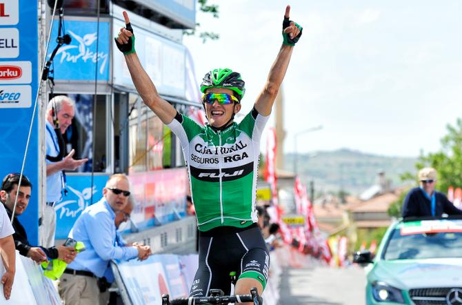 Pello Bilbao vince in solitaria la seconda tappa del Giro di Turchia 2016 (foto Jean-François Quénet)