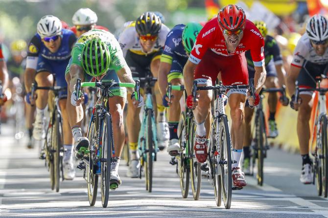 Sagan al colpo di reni, fatale per Kristoff (foto Bettini)