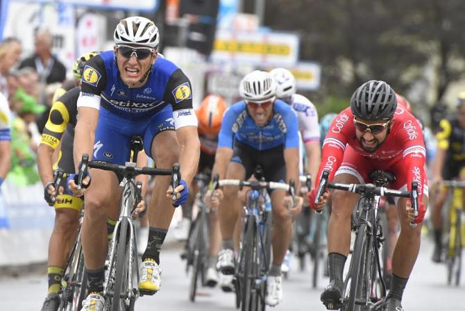 Kittel fa sua ledizione 2016 del GP de Fourmies bruciando allo sprint i transalpini Bouhanni e Coqard (foto BrunoBade / EtixxQuickStep)