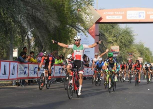 Nizzolo porta in alto il tricolore anche ad Abu Dhabi: sua la prima tappa del giro dellemirato