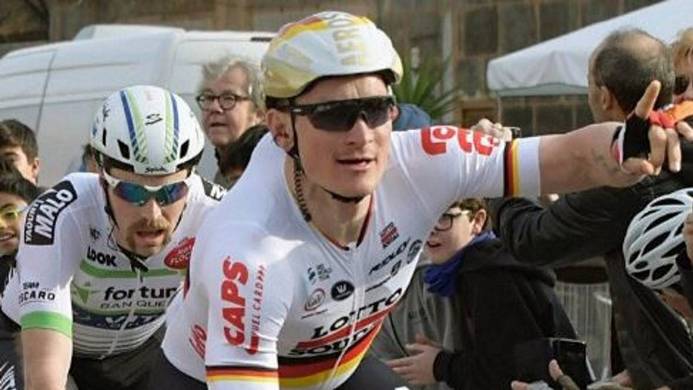 Greipel è il primo corridore a vincere sul suolo europeo nel 2017: sua la prova dapertura della tradizionale challenge di Maiorca (foto EFE)