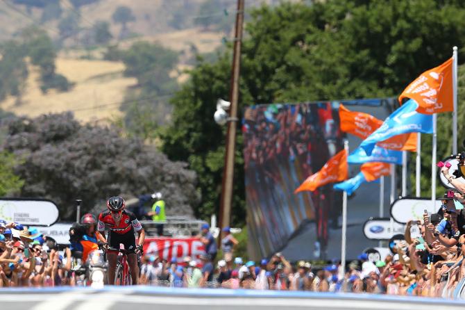 Ecco Porte alle... porte del traguardo di Paracombe, arrivo della seconda tappa del Tour Down Under (foto Tim de Waele/TDWSport.com)