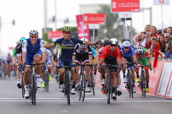 Ewan esult, ma Kittel gliela fa sotto il naso e gli soffia la vittoria e la gioia di bocca per un amen (foto Tim de Waele/TDWSport.com)