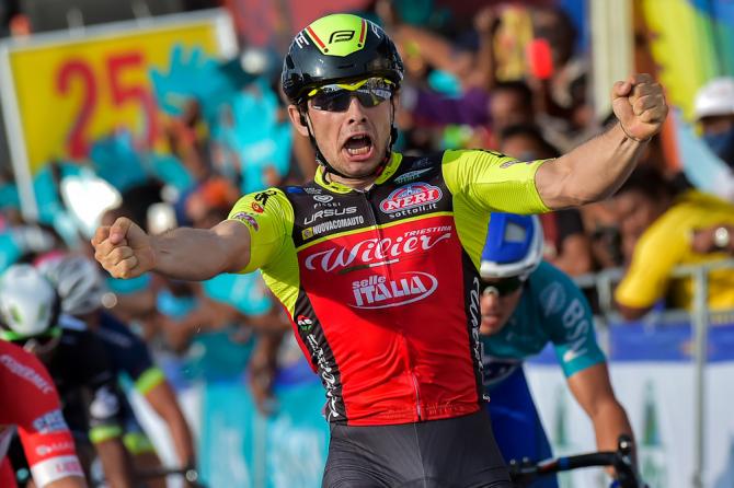 Dopo il terzo posto di Marini nella tappa dapertura e il secondo di Pozzato nella seconda frazione, al terzo giorno di gara arriva finalmente unaffermazione italiana sulle strade del Giro della Malesia: a firmarla è un velocista che viene dalla Polonia ma è di casa da noi, il bresciano Jakub Mareczko (foto Bettini)