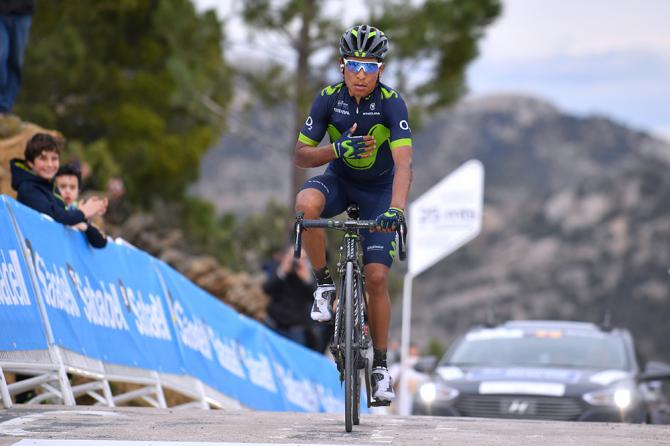 Quintana offre una stupenda lezione di classe dalla cattedra del Mas de la Costa (Tim de Waele/TDWSport.com)foto