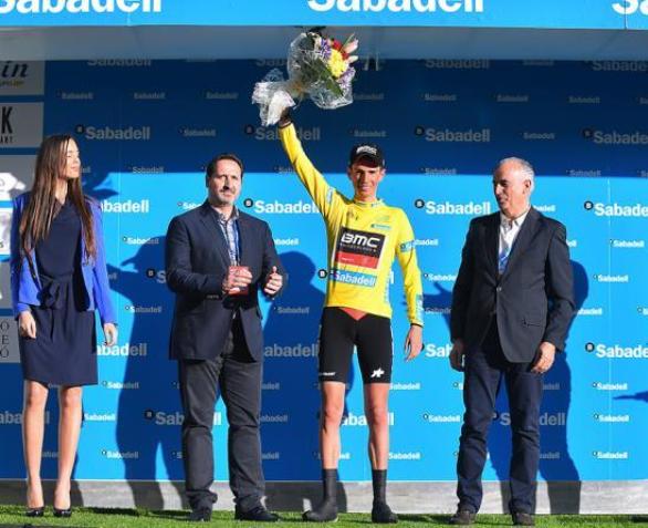 Il romagnolo Manuel Senni è il primo leader della Vuelta Valenciana grazie al successo della sua formazione nella cronosquadre (Tim de Waele/TDWSport.com)