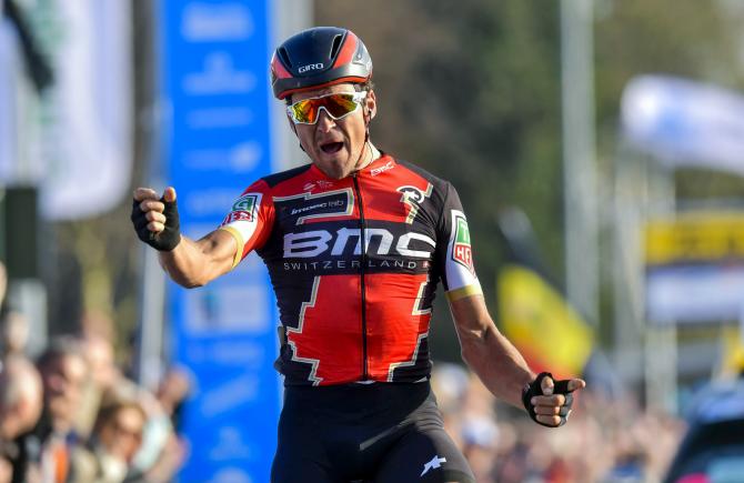 Greg Van Avermaet a segno nella E3 Harelbeke, la semiclassica che anticipa gli attesi appuntamenti con la Gand-Wevelgem e il Giro delle Fiandre (foto Bettini)