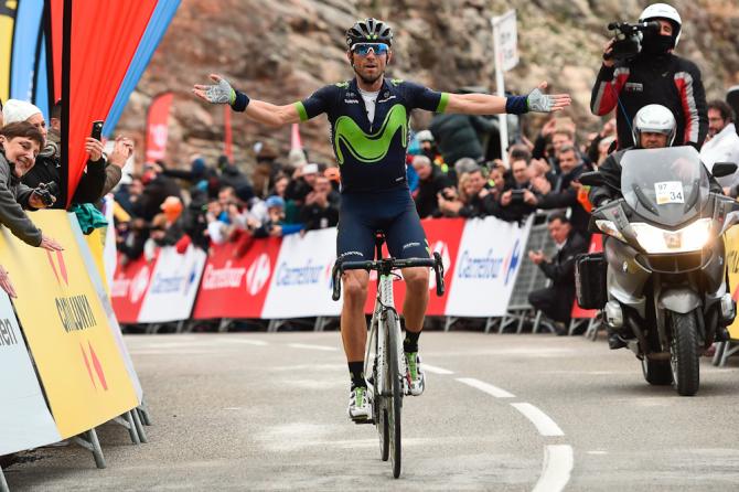 Dopo la tappa della Molina, Alejandro Valverde vince anche la seconda frazione di montagna della Volta a Catalunya (Getty Images Sport)