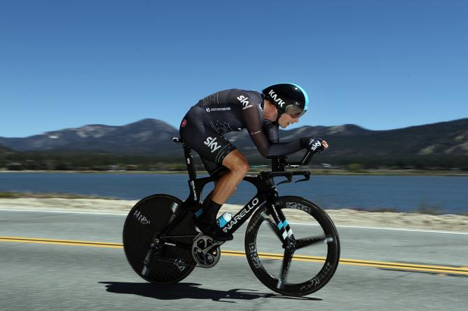 Dibben sfreccia verso la vittoria lungo le rive del Big Bear Lake (Getty Images Sport)