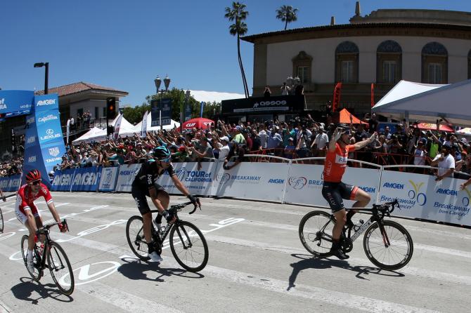 Bis di Huffman sulle strade dellAmgen Tour of California: sua anche la tappa conclusiva di Pasadena dopo laffermazione ottenuta mercoledì a Santa Clarita (Getty Images Sport)