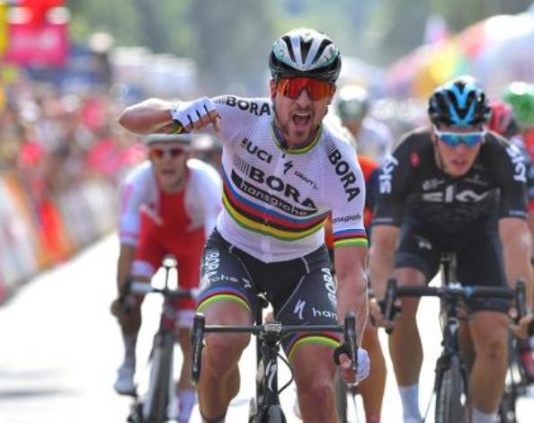 Sagan alza il gomito anche in Polonia, ma stavolta è tutto ok (Tim de Waele/TDWSport.com)