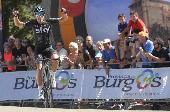 Mikel Landa si impone contro tutti i pronostici nella tappa dapertura della Vuelta a Burgos (www.vueltaburgos.com)