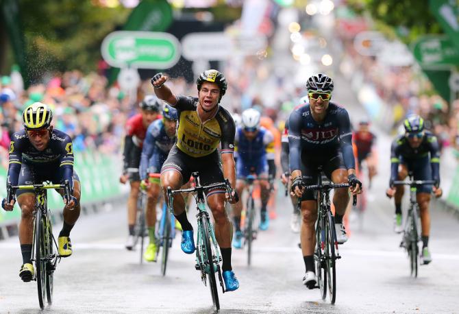 Lo spunto vincente di Groenenewegen nella penultima tappa del Tour of Britain (Tim de Waele/TDWSport.com)