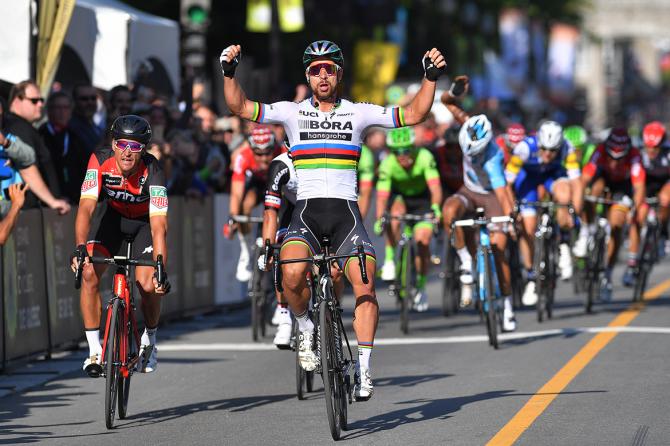 In Québec è andata in scena lennesima sfida tra il campione del mondo in carica e loro di Rio di Janeiro, con il successo che ha arriso ancora allo slovacco della Bora (Tim de Waele/TDWSport.com)