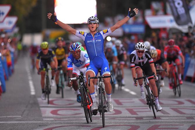 Volata con lamaro in bocca per Matteo Trentin nella tappa conclusiva della Vuelta a España (Tim de Waele/TDWSport.com)