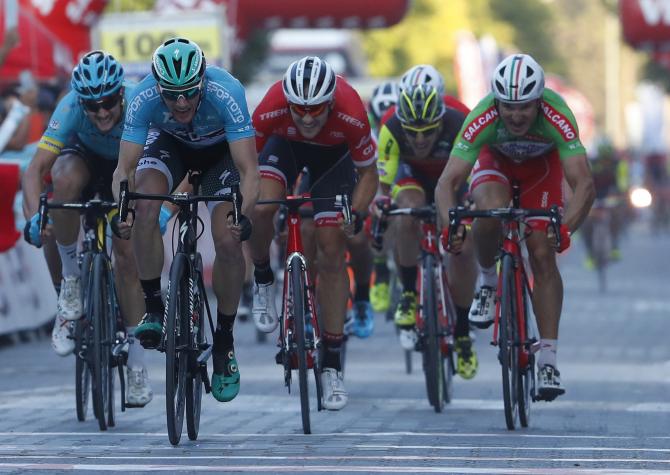 Bennett primo anche sul secondo traguardo del Giro di Turchia 2017 (foto Bettini)