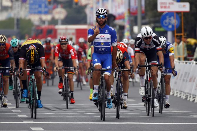 Gaviria chiude in bellezza la prima edizione del Tour of Guangxi con 4 vittorie su 6 tappe disputate (foto Bettini)