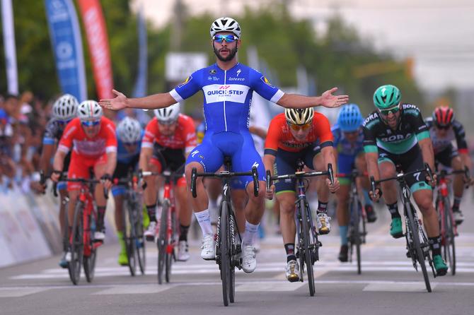 Gaviria sgomina la concorrenza italiana nella prima tappa della Vuelta a San Juan Internacional (foto Tim de Waele/TDWSport.com)