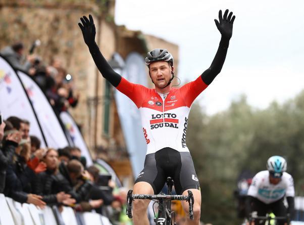 Seconda affermazione per Tim Wellens nel Trofeo Serra de Tramuntana, la più impegnativa prova dello Challenge de Mallorca, già conquistata dal corridore beloga lo scorso anno (foto Tim de Waele/TDWSport.com)