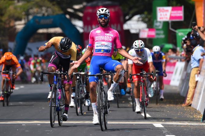 Unaltra vittoria in scioltezza per Fernando Gaviria sulle strade della Colombia Oro y Paz (foto Bettini)