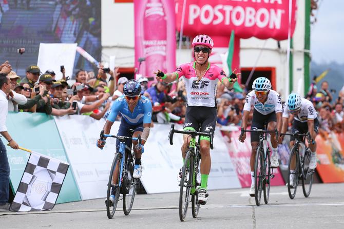 Dominio dei corridori di casa al termine della penultima tappa della Colombia Oro y Paz: Rigoberto Urán sopravanza Quintana e Bernal con Nairo che strappa la maglia di leader al francese Alaphilippe (foto Tim de Waele/TDWSport.com)