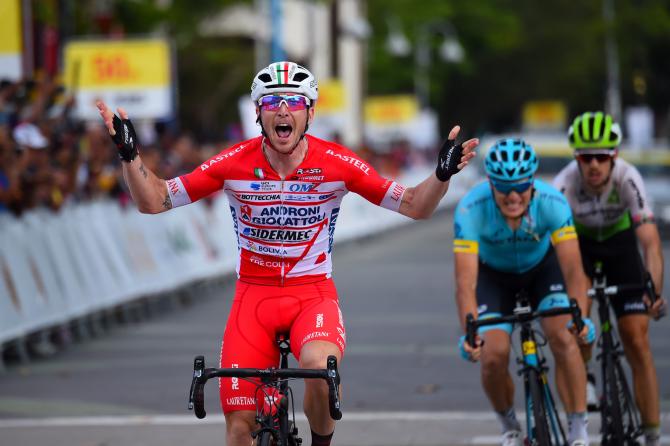 Manuel Belletti ritrova il sorriso in Malesia: il suo ultimo successo risale alla tappa di Gatteo della Settimana Internazionale Coppi e Bartali di due anni fa (foto Bettini)