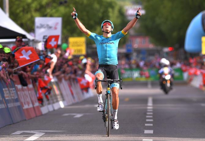 Il danese Fuglsang si impone nella tappa regina del Tour de Romandie 2018 (foto Tim de Waele/TDWSport.com)