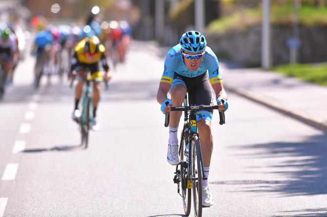 Luis León Sánchez estende il dominio Astana nella seconda edizione del Tour of the Alps, anche se la classifica generale continua ad essere nelle mani della Groupama-FDJ con Thibaut Pinot (foto Tim de Waele/TDWSport.com)