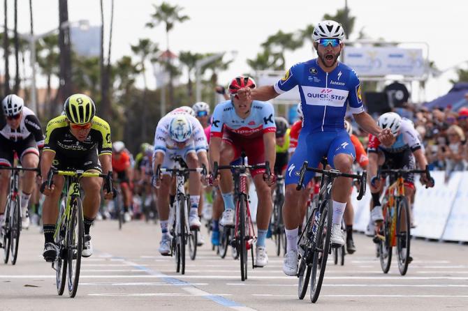 Il colombiano Gaviria a segno nella frazione dapertura del Giro di California (Getty Images)